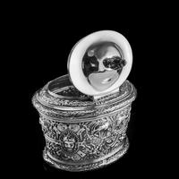 Rare Antique Solid Silver Cellini Tea Caddy Box - Mappin & Webb 1902 (14 of 28) Rare Antique Solid Silver Cellini Tea Caddy Box - Mappin & Webb 1902 (14 of 28)