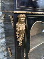 19th C French Ebonised Pier Cabinet With Ormolu Mounts (4 of 4) 19th C French Ebonised Pier Cabinet With Ormolu Mounts (4 of 4)
