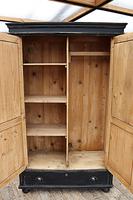 Gorgeous! Large Old Victorian Pine & Black Painted Hall Cupboard / Wardrobe - We Deliver! (7 of 10) Gorgeous! Large Old Victorian Pine & Black Painted Hall Cupboard / Wardrobe - We Deliver! (7 of 10)