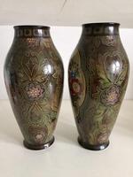 Pair of Large Antique Royal Bonn Vases - Art Nouveau (2 of 9) Pair of Large Antique Royal Bonn Vases - Art Nouveau (2 of 9)