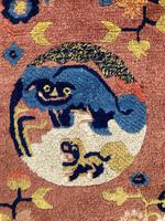 Antique Chinese Ningxia Rug 1.59m x 0.74m (7 of 9) Antique Chinese Ningxia Rug 1.59m x 0.74m (7 of 9)