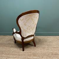 Stunning Mahogany Upholstered Antique Armchair (3 of 7) Stunning Mahogany Upholstered Antique Armchair (3 of 7)