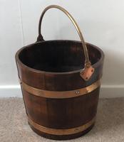 RA Lister Coopered Oak & Brass Bucket c.1900 (2 of 4) RA Lister Coopered Oak & Brass Bucket c.1900 (2 of 4)