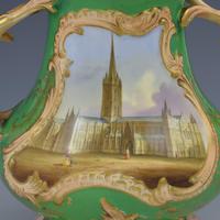 Samuel Alcock Porcelain Pot Pourri Vase & Cover View Salisbury Cathedral (5 of 12) Samuel Alcock Porcelain Pot Pourri Vase & Cover View Salisbury Cathedral (5 of 12)