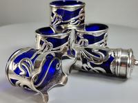 Stunning Levi & Salaman HM Silver Art Nouveau 5 x Piece Cruet c.1902 (5 of 10) Stunning Levi & Salaman HM Silver Art Nouveau 5 x Piece Cruet c.1902 (5 of 10)