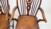 Pair Georgian Oak & Elm Windsor armchairs (10 of 20) Pair Georgian Oak & Elm Windsor armchairs (10 of 20)