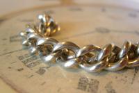 Antique Silver Pocket Watch Chain 1890s Victorian Graduated Curb Link Albert & T Bar (6 of 11) Antique Silver Pocket Watch Chain 1890s Victorian Graduated Curb Link Albert & T Bar (6 of 11)