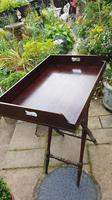 Early 19th Century Mahogany Butlers Tray with Stand (6 of 7) Early 19th Century Mahogany Butlers Tray with Stand (6 of 7)