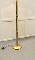 Chunky Brass Column Floor Lamp, Brass Standard Lamp (3 of 5) Chunky Brass Column Floor Lamp, Brass Standard Lamp (3 of 5)