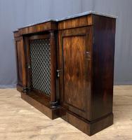 Beautiful Regency Rosewood 3 Door Breakfront Cabinet (10 of 11) Beautiful Regency Rosewood 3 Door Breakfront Cabinet (10 of 11)