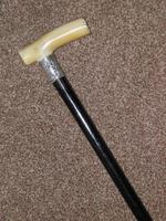 Hallmarked 1912 Silver Walking Stick / Dress Cane With Vacant Cartouche (3 of 12) Hallmarked 1912 Silver Walking Stick / Dress Cane With Vacant Cartouche (3 of 12)