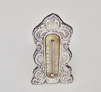 Rare Art Nouveau Silver Desk Thermometer by J. Batson & Son, London 1903 (3 of 7) Rare Art Nouveau Silver Desk Thermometer by J. Batson & Son, London 1903 (3 of 7)