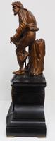 Antique French Slate Mantel Clock 8-Day Striking Gilt Spelter Figural Mantle Clock (3 of 8) Antique French Slate Mantel Clock 8-Day Striking Gilt Spelter Figural Mantle Clock (3 of 8)