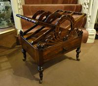 Fine Regency Rosewood Canterbury / Magazine Rack (2 of 5) Fine Regency Rosewood Canterbury / Magazine Rack (2 of 5)