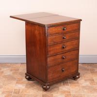 19th Century Small Mahogany Chest of Drawers with Extending Top (17 of 24) 19th Century Small Mahogany Chest of Drawers with Extending Top (17 of 24)
