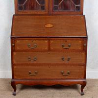 Secretaire Bureau Bookcase Astragal Glazed Mahogany Library Cabinet (13 of 14) Secretaire Bureau Bookcase Astragal Glazed Mahogany Library Cabinet (13 of 14)