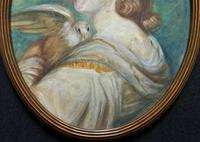 Mrs Mary Desbitt with Dove, After Sir Joshua Reynolds - Portrait Watercolour (4 of 9) Mrs Mary Desbitt with Dove, After Sir Joshua Reynolds - Portrait Watercolour (4 of 9)