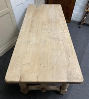 French Rustic Bleached Oak Farmhouse Kitchen Table (10 of 23) French Rustic Bleached Oak Farmhouse Kitchen Table (10 of 23)
