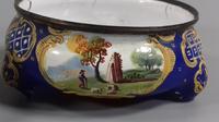 Georgian Bilston Enamel Salt Cellars Pair Rare (15 of 17) Georgian Bilston Enamel Salt Cellars Pair Rare (15 of 17)