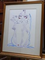 Watercolour Clowns Listed Irish Artist Judith Caulfield Walsh (3 of 10) Watercolour Clowns Listed Irish Artist Judith Caulfield Walsh (3 of 10)