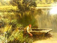 ‘The Avon’ Ringwood, Hampshire by Henry H. Parker (Circa 1900) (6 of 6) ‘The Avon’ Ringwood, Hampshire by Henry H. Parker (Circa 1900) (6 of 6)