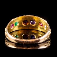 Antique Victorian Regard Gemstone Ring 18ct Gold Dated 1880 (7 of 7) Antique Victorian Regard Gemstone Ring 18ct Gold Dated 1880 (7 of 7)