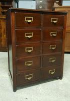 Vintage Mahogany 10 Drawer Chest of Drawers (2 of 10) Vintage Mahogany 10 Drawer Chest of Drawers (2 of 10)