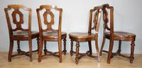 Set of Four Light Mahogany Victorian Hall Chairs (4 of 6) Set of Four Light Mahogany Victorian Hall Chairs (4 of 6)