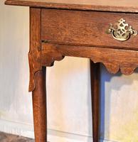 Early Georgian Oak Side Table (6 of 9) Early Georgian Oak Side Table (6 of 9)