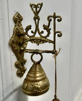 Brass Alpine Outdoor Bell with Hanging Bracket (4 of 4) Brass Alpine Outdoor Bell with Hanging Bracket (4 of 4)