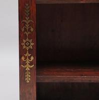 Early 19th Century Rosewood & Brass Inlaid Open Bookcase (9 of 9) Early 19th Century Rosewood & Brass Inlaid Open Bookcase (9 of 9)