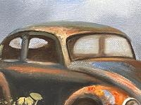 Oil Painting "Unloved Abandoned VW Beetle Car" Signed David Robert (10 of 27) Oil Painting "Unloved Abandoned VW Beetle Car" Signed David Robert (10 of 27)