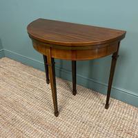 Elegant Small Edwardian Antique D End Games / Side Table (3 of 6) Elegant Small Edwardian Antique D End Games / Side Table (3 of 6)