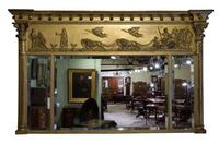 Gilded 19th Century Overmantle Mirror (2 of 5) Gilded 19th Century Overmantle Mirror (2 of 5)