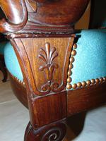 Pair French Empire mahogany elbow chairs (3 of 9) Pair French Empire mahogany elbow chairs (3 of 9)