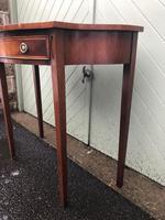 Quality Flamed Mahogany Single Draw Side Table (4 of 7) Quality Flamed Mahogany Single Draw Side Table (4 of 7)