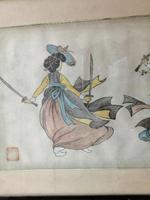 Lovely 19th Century Chinese Watercolour (5 of 6) Lovely 19th Century Chinese Watercolour (5 of 6)
