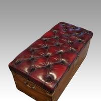 Victorian Leather Camphor Wood Ottoman (2 of 10) Victorian Leather Camphor Wood Ottoman (2 of 10)