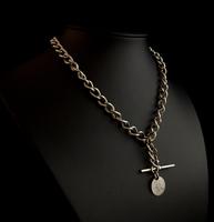 Antique Silver Double Albert Chain, Victorian (9 of 14) Antique Silver Double Albert Chain, Victorian (9 of 14)
