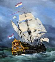 Huge Magnificent 20th Century Vintage Seascape Oil Painting - Battleship in Rough Sea (6 of 12) Huge Magnificent 20th Century Vintage Seascape Oil Painting - Battleship in Rough Sea (6 of 12)