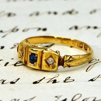 The Antique Victorian 1896 Sapphire & Diamond Ring (2 of 4) The Antique Victorian 1896 Sapphire & Diamond Ring (2 of 4)