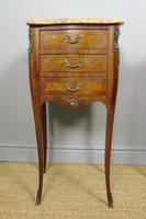 Pair of Antique French Bedside Cabinets Marble Top (6 of 6) Pair of Antique French Bedside Cabinets Marble Top (6 of 6)