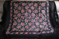 Early 19th Century Chinese Embroidered Silk Piano Shawl (9 of 15) Early 19th Century Chinese Embroidered Silk Piano Shawl (9 of 15)