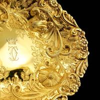 Majestic Antique Solid Silver Gilt Large Dishes / Bowls - Set of 3 - John Aldwinckle & Thomas Slater 1892 (13 of 18) Majestic Antique Solid Silver Gilt Large Dishes / Bowls - Set of 3 - John Aldwinckle & Thomas Slater 1892 (13 of 18)