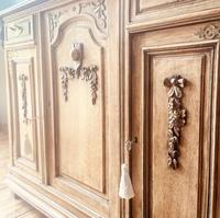 French Antique Oak Sideboard / Cupboard / Cabinet with Arabescato Marble (6 of 10) French Antique Oak Sideboard / Cupboard / Cabinet with Arabescato Marble (6 of 10)