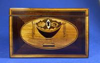 18th Century Kingwood Twin Tea Caddy With Inlay (6 of 16) 18th Century Kingwood Twin Tea Caddy With Inlay (6 of 16)