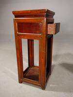 Attractive Pair of Early 20th Century Elm High Stands (5 of 5) Attractive Pair of Early 20th Century Elm High Stands (5 of 5)