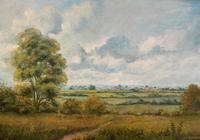 Original 20th Century Vintage English Farmland Country Landscape Oil on Canvas Painting (3 of 14) Original 20th Century Vintage English Farmland Country Landscape Oil on Canvas Painting (3 of 14)