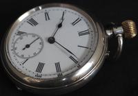 Fine Antique Silver Pocket Watch Keyless Wind Open Face Pocket Watch Swiss Made (4 of 5) Fine Antique Silver Pocket Watch Keyless Wind Open Face Pocket Watch Swiss Made (4 of 5)