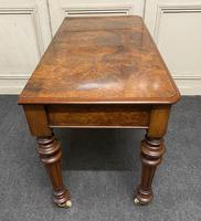 Fine Rare Burr Walnut Writing Table or Desk (16 of 20) Fine Rare Burr Walnut Writing Table or Desk (16 of 20)